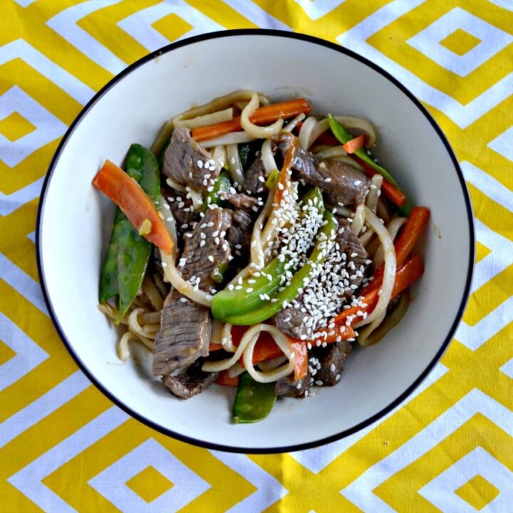 Love this flavorful Beef and Garden Vegetable Stir Fry!