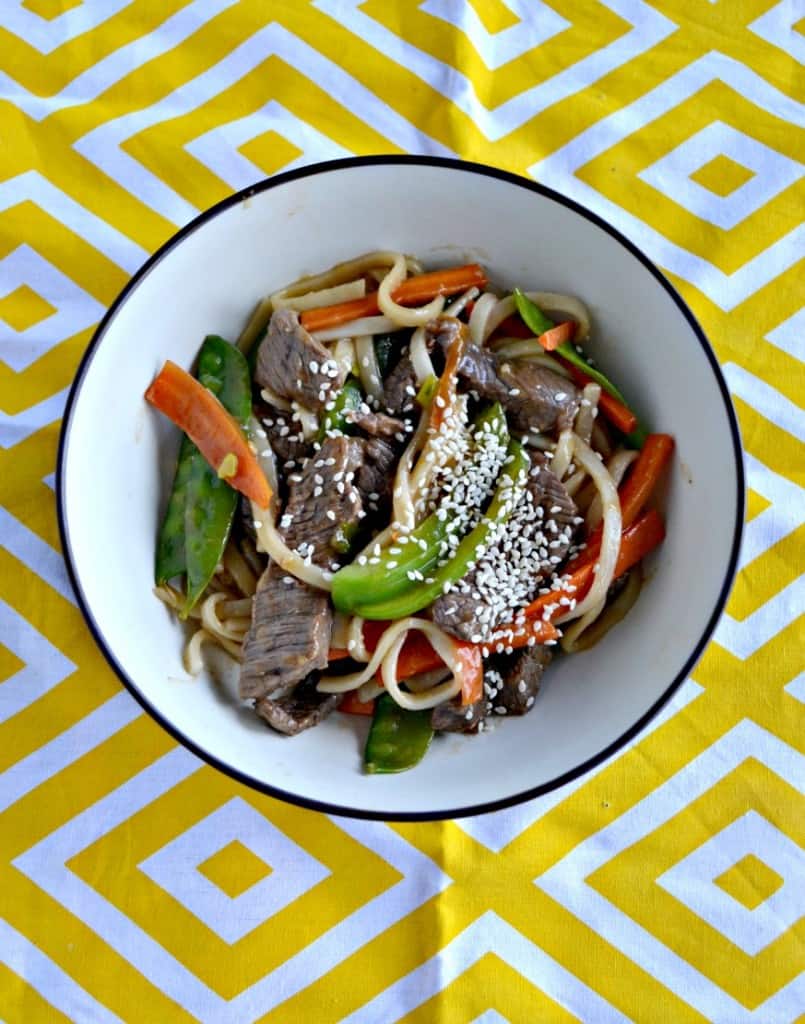 Love this flavorful Beef and Garden Vegetable Stir Fry!