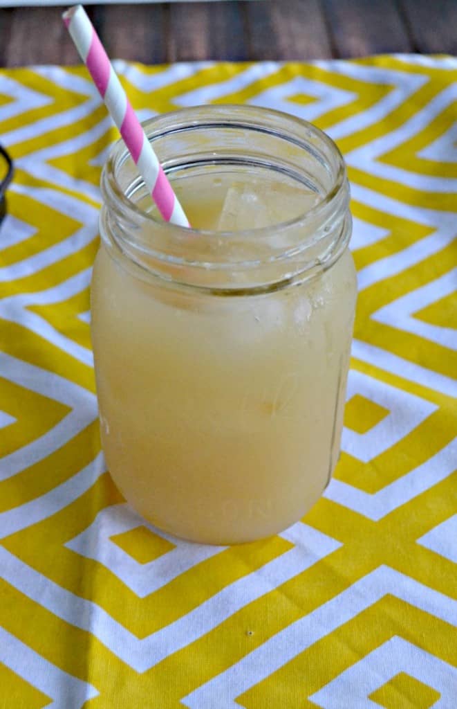 Fill a glass with ice and sip on this Boozy Iced Tea Lemonade