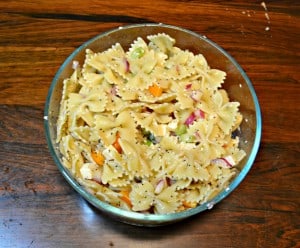 Love pasta salad? Give this Everything Bagel Pasta Salad a try!