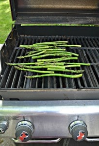 Grilled Greek Asparagus is an easy to make side dish