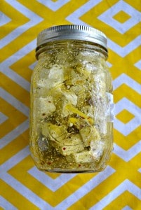 I can't get enough of this tasty marinated Feta Cheesw!