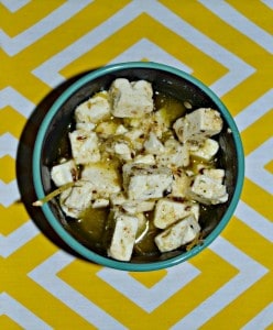Looking for something different for a charcuterie plate? Try this Marinated Feta Cheese!