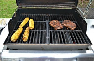 It's easy to make dinner on the grill with Grilled Southwestern Steaks and Mexican Street Corn