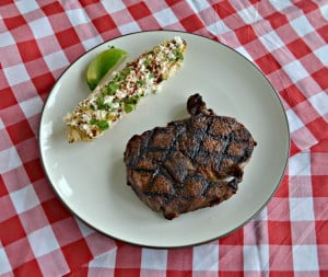 We love these quick and easy Southwestern Grilled Steaks with a side of Mexican Street Corn!