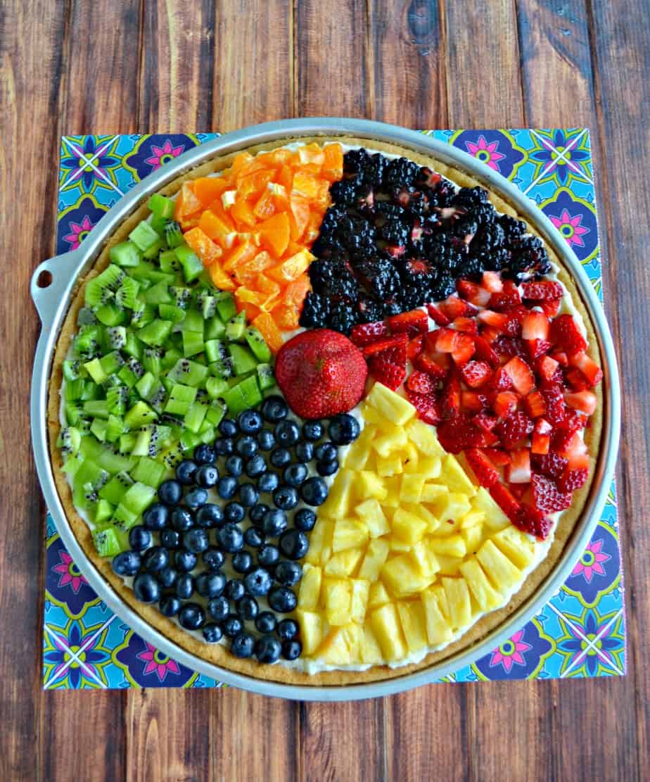 Getting Ready for Summer with Beach Ball Fruit Pizza