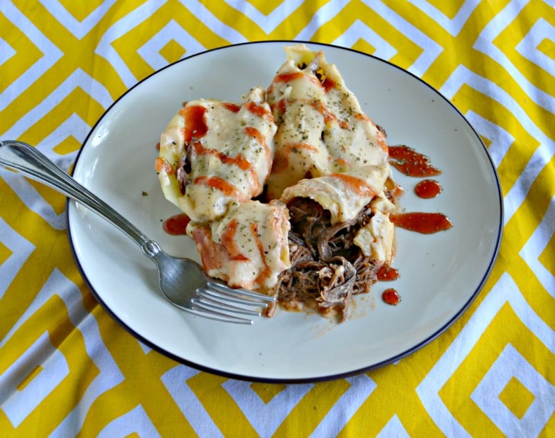 Grab a fork and dig into these flavorful BBQ Brisket Stuffed Mac N Cheese Shells!