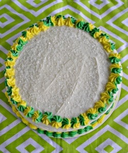 We love the sweet and tart flavors in this Lime Cake with Passion Fruit Filling