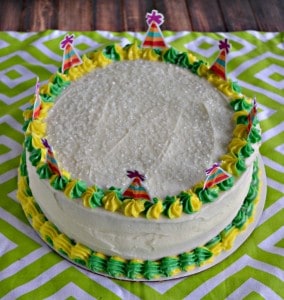 Birthdays call for fun flavors like this Lime Cake with Passion Fruit Filling!