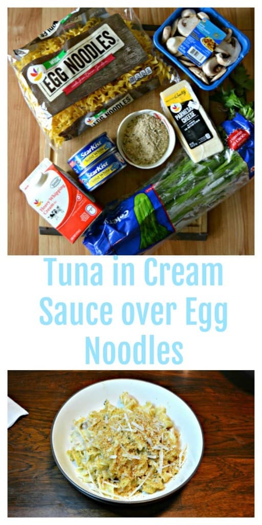 Everything you need to make Tuna in Cream Sauce over Egg Noodles