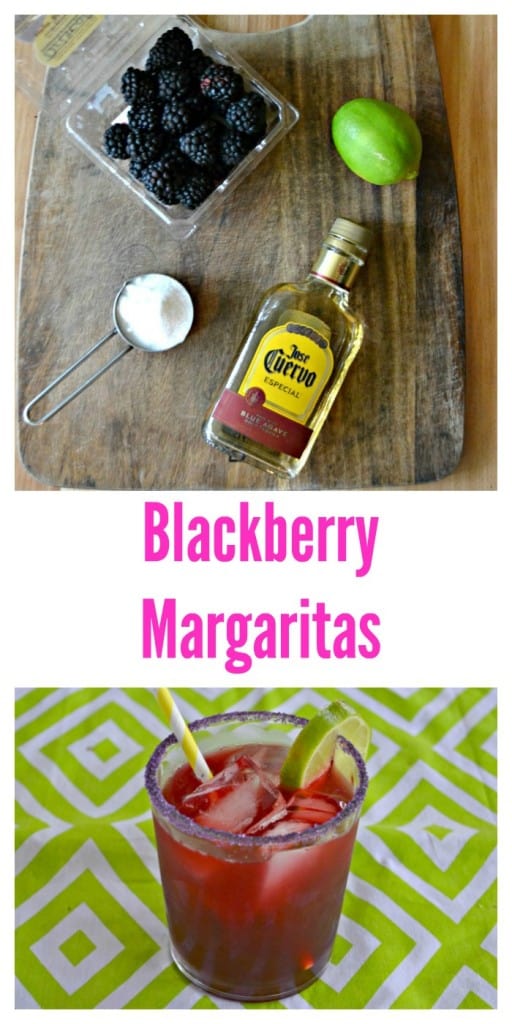 Everything you need to make a refreshing Blackberry Margarita