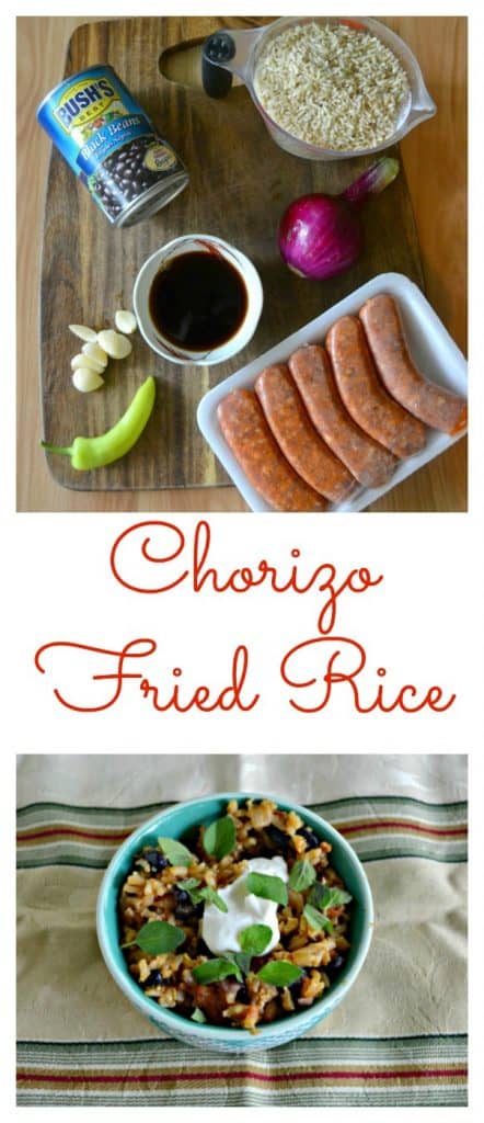 Everything you need to make Chorizo Fried Rice