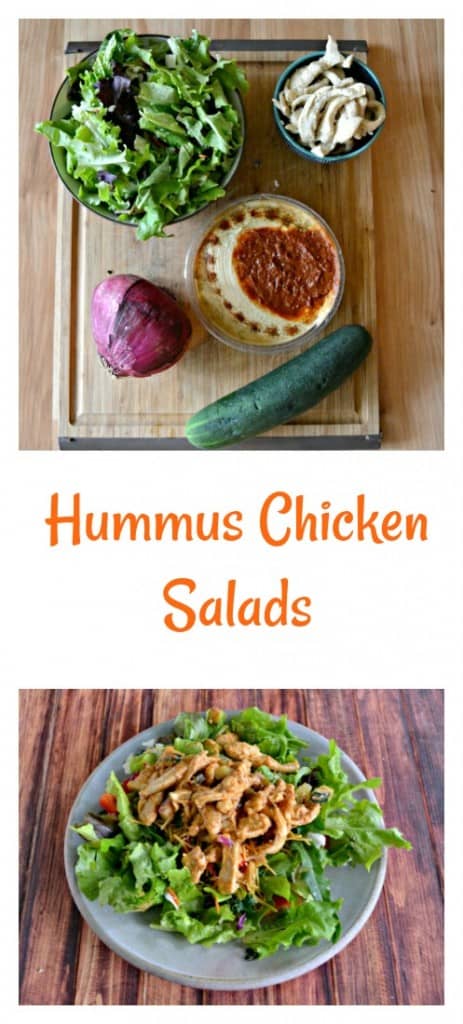 Everything you need to make a farm fresh Hummus Chicken Salad!