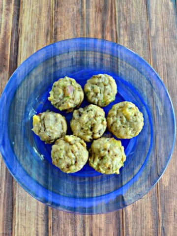 Looking for muffins safe for baby and toddler? Check out my healthy Zucchini Muffins filled with fruit and veggies!