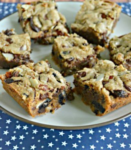 Bite into these delicious Compost Cookie Bars filled with chocolate, nuts, toffee, and cookies!