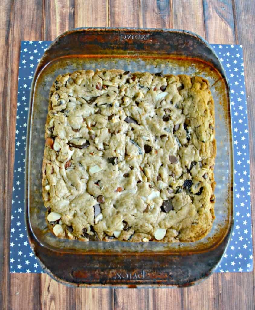 Make a pan of these delicious Compost Cookie Bars today!