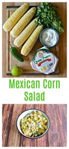 EVerything you need to make Mexican Corn Salad