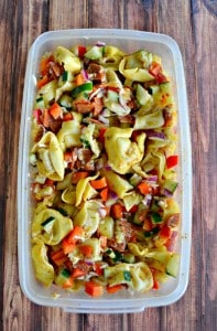 Looking for the perfect picnic side dish? Check out this flavorful Tortellini Pasta Salad!