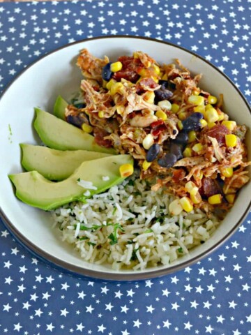 Fresh and delicious Chipotle Chicken Bowls made in the Instant Pot!