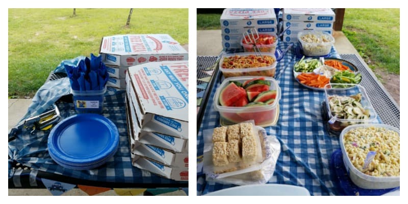 Little Blue Truck party food