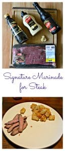 Everything you need to make an easy but delicious Signature Steak Marinade
