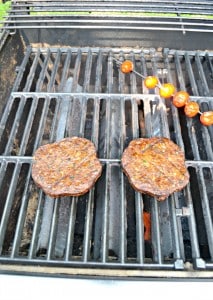 Grill up MorningStar Farms Veggie Lovers Burgers and top them with tomatoes, spinach, and mozzarella!