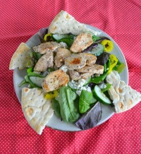 I love the flavors in this Greek Chicken Salad with homemade dressing.