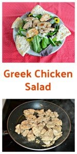 Grab a fork and dig into this filling and delicious Greek Chicken Salad with Creamy Dressing.