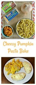 Everything you need to make Cheesy Pumpkin Pasta Bake