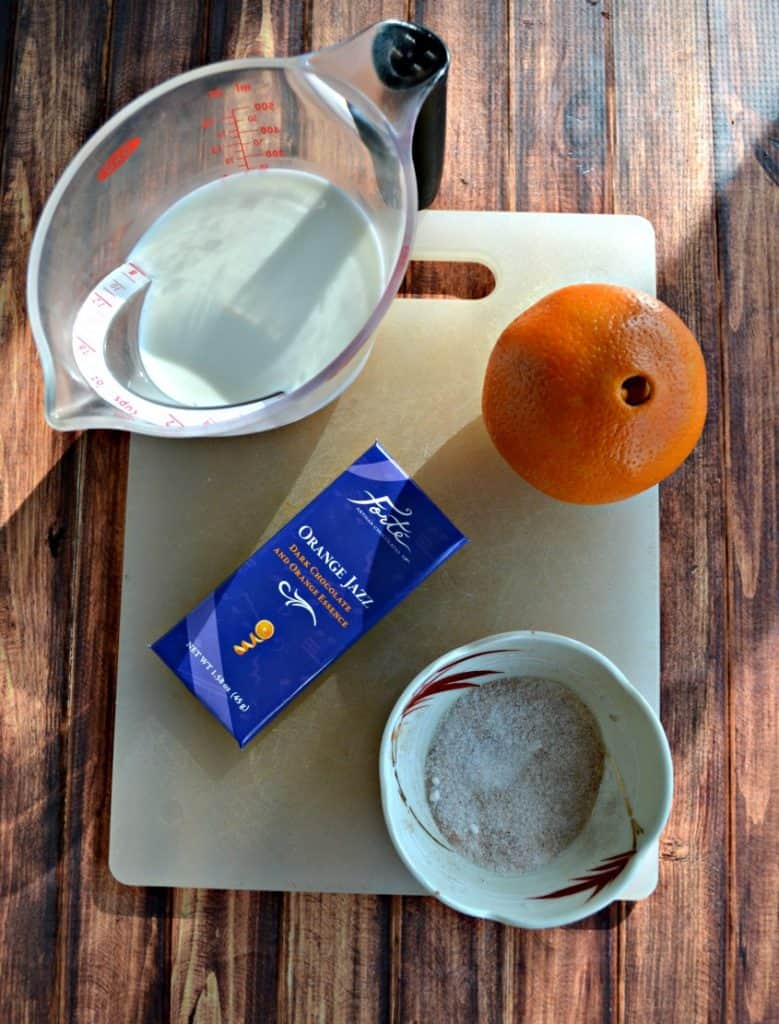 Everything you need to make Spiced Orange Hot Cocoa