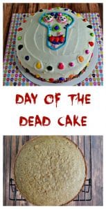 It's super easy to make this funa nd festive Day of the Dead Cake