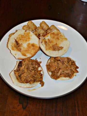 Instant Pot Pulled Pork with Mustard Barbecue Sauce