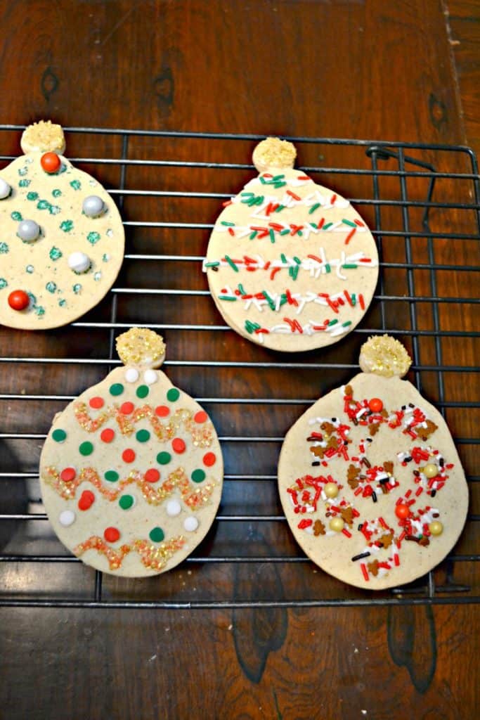 Cinnamon Spice Sugar Cookies decorated with your favorite sprinkles