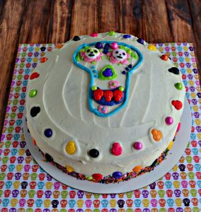 The day after Halloween shoudl be celebrated with this Day of the Dead Cake
