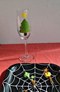 It's easy to make Hand Painted Champagne Glasses