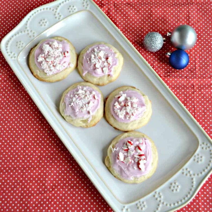 Don't leave these Peppermint Meltaway Cookies out for Santa! Keep them at home for yourself!