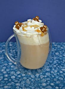 After just one sip this Gingerbread Spice Caramel Latte will be your new favorite holiday drink!