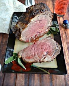 Need an easy holiday meal? Check out my Lemon Dijon Beef Roast made with a Certified Angus Beef Brand Standing Rib Roast!