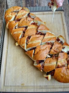 I can't get enough of this Baked Brie, Bacon, and Cranberry Pull Apart Bread with Pecans