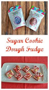 Love this awesome Sugar Cookie Dough Fudge