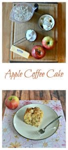 Everything you need to make a delicious Apple Coffee Cake