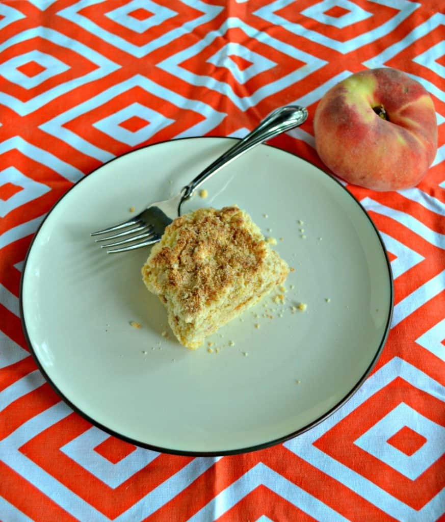 Dig into these juicy Peach Crumble Bars