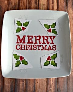 Looking for the perfect holiday gift? Make this fabulous DIY Christmas Cookie Plate
