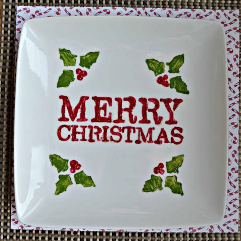 DIY Christmas Cookie Plates - Hezzi-D's Books and Cooks