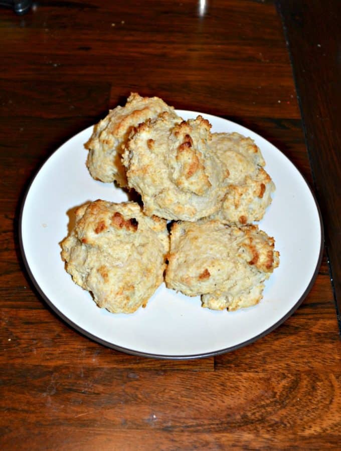 Need a quick and easy bread recipe? Make these no cut out biscuits!