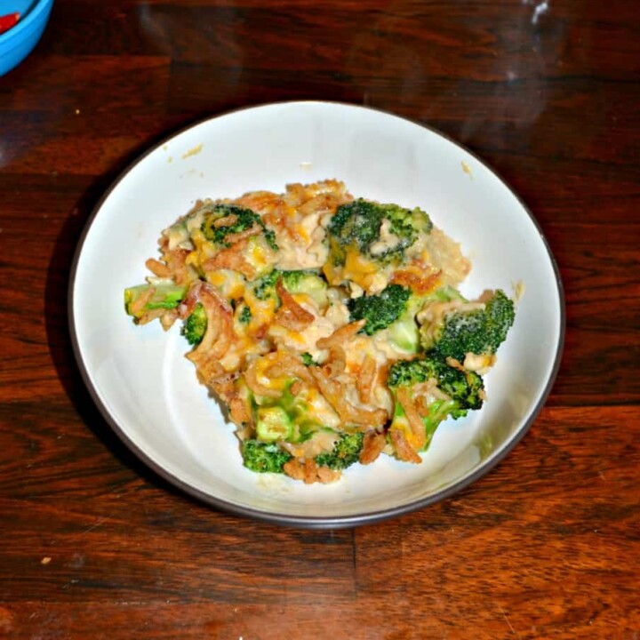 This Chicken and Broccoli Casserole is an easy to make weeknight meal.