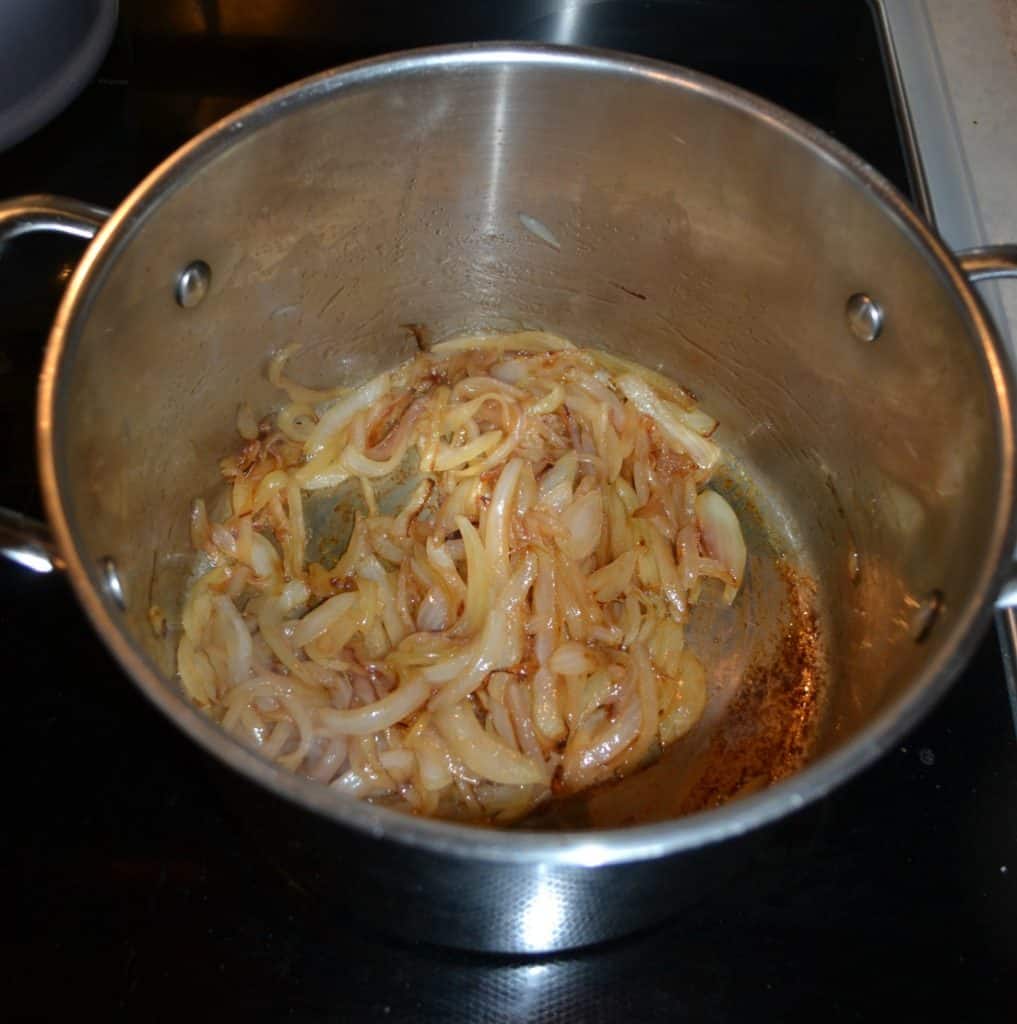 Caramelized onions make a delicious base for French Onion Soup