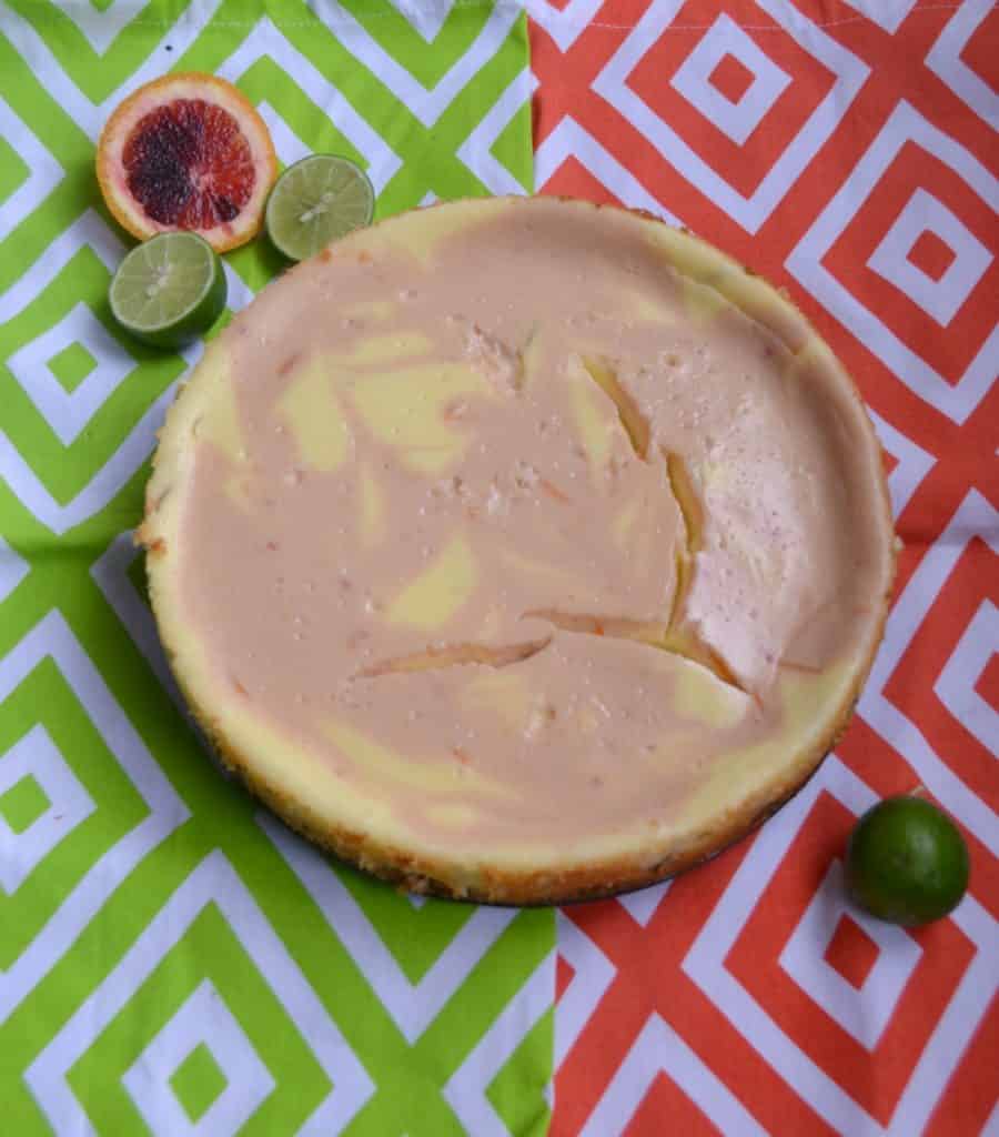 Like cheesecake? Give this Blood Orange Margarita Cheesecake a try!