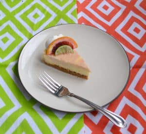 With blood oranges and key limes you'll love this Blood Orange Margarita Cheesecake!