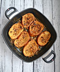 You'll love the crisp outside and the soft inside of this Caramel Walnut Baked French Toast